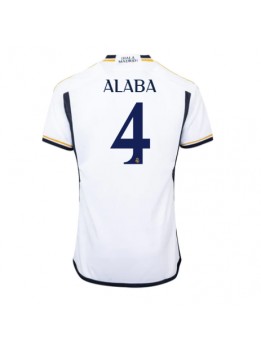 Real Madrid David Alaba #4 Replika Hemmakläder 2023-24 Kortärmad
